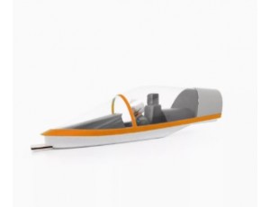 Freewing Zeus Orange 90mm EDF Sport Jet Cockpit Part   
